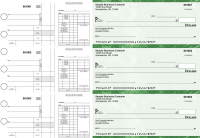 Green Marble Disbursement Payroll Business Checks | BU3-7GMA01-FSP